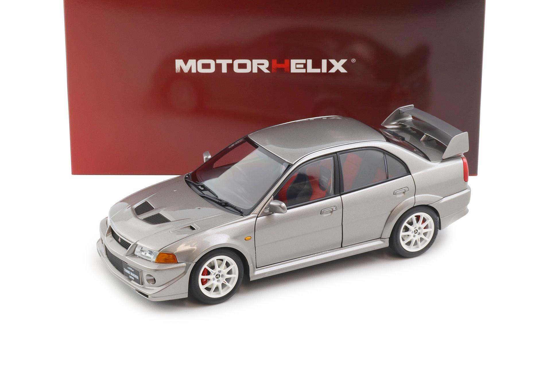 1:18 Motorhelix Mitsubishi Lancer Evolution VI GSR TME Satellite silver