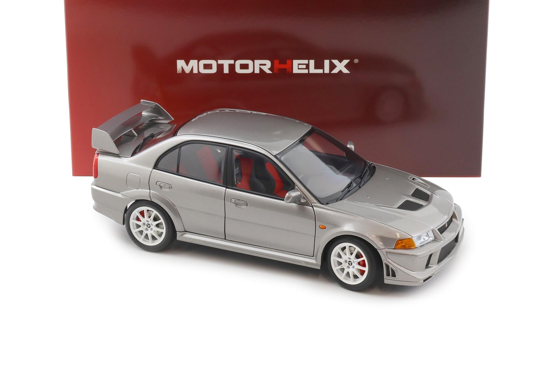 1:18 Motorhelix Mitsubishi Lancer Evolution VI GSR TME Satellite silver