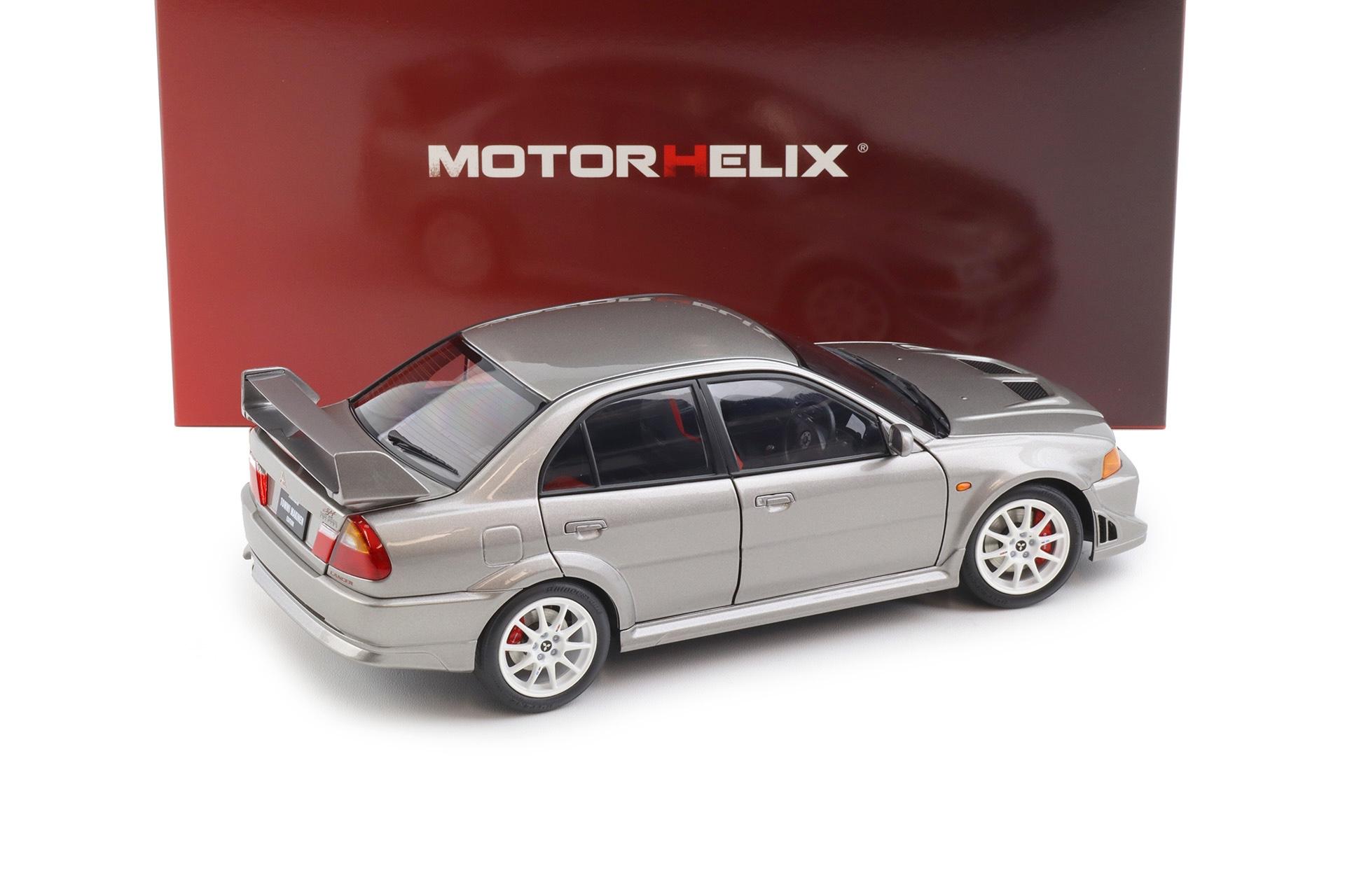 1:18 Motorhelix Mitsubishi Lancer Evolution VI GSR TME Satellite silver