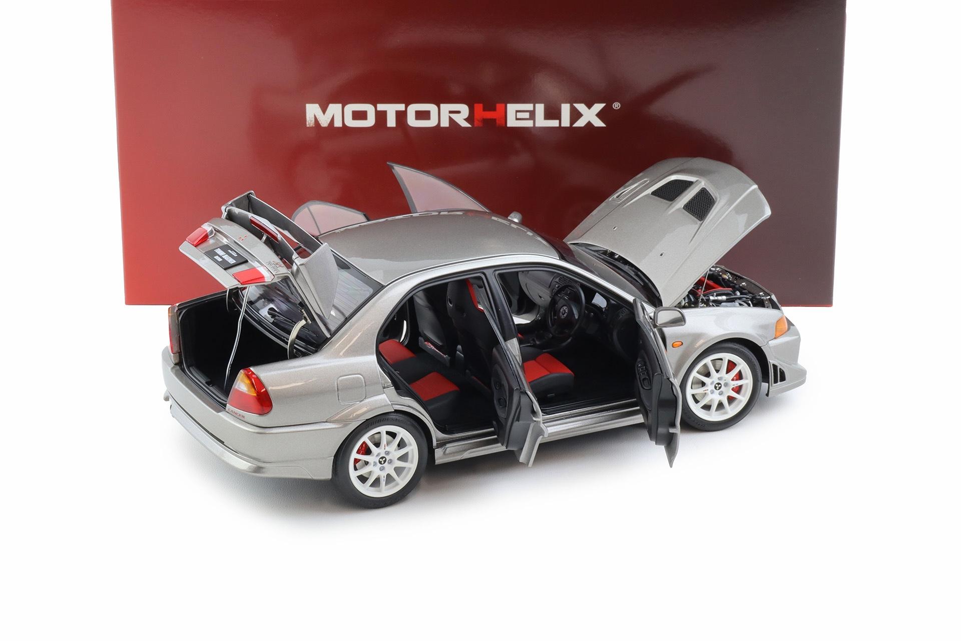 1:18 Motorhelix Mitsubishi Lancer Evolution VI GSR TME Satellite silver
