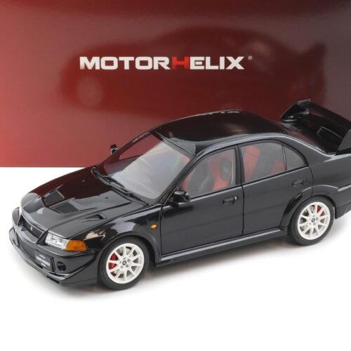 1:18 Motorhelix Mitsubishi Lancer Evolution VI GSR TME Pyrenees black
