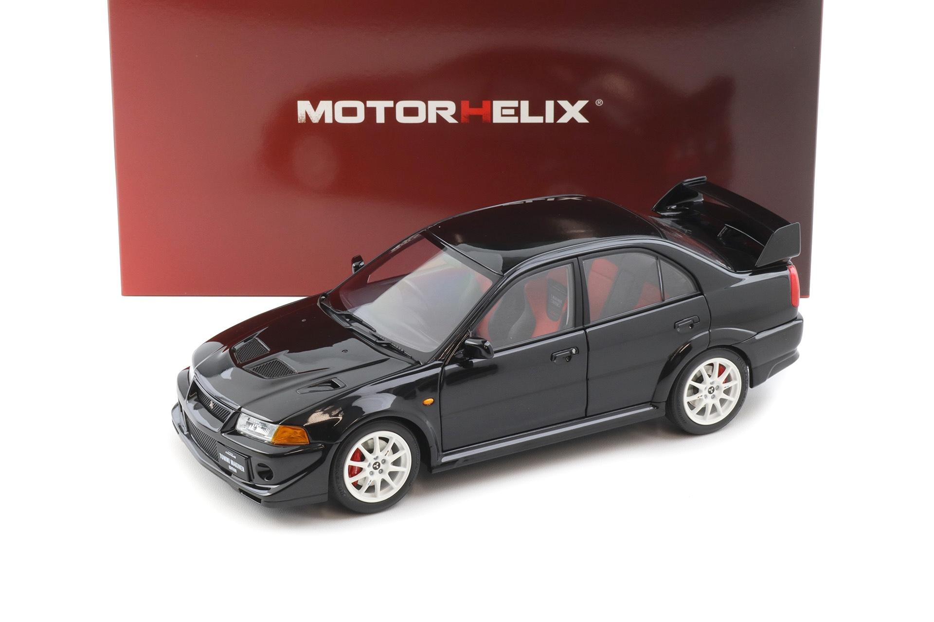 1:18 Motorhelix Mitsubishi Lancer Evolution VI GSR TME Pyrenees black