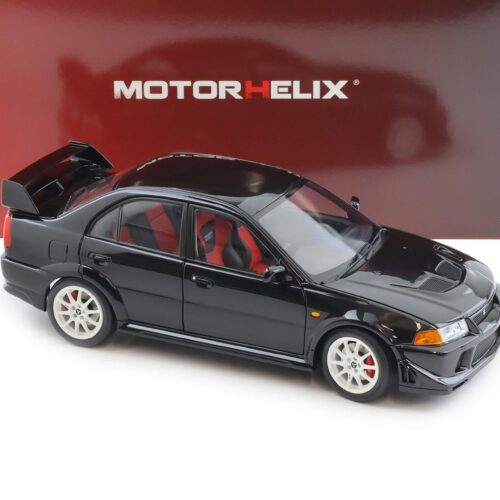 1:18 Motorhelix Mitsubishi Lancer Evolution VI GSR TME Pyrenees black