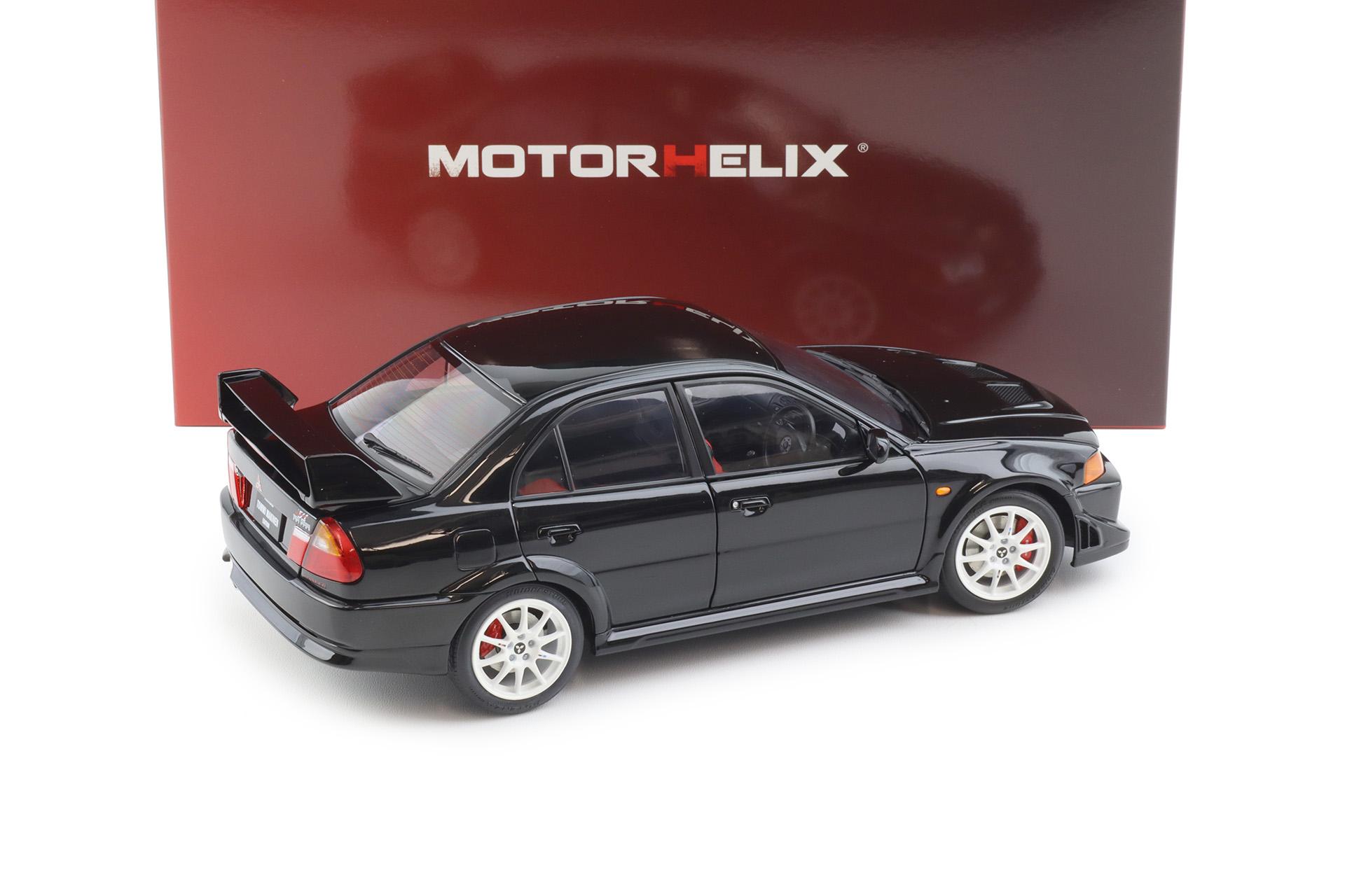 1:18 Motorhelix Mitsubishi Lancer Evolution VI GSR TME Pyrenees black