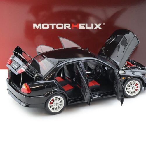 1:18 Motorhelix Mitsubishi Lancer Evolution VI GSR TME Pyrenees black