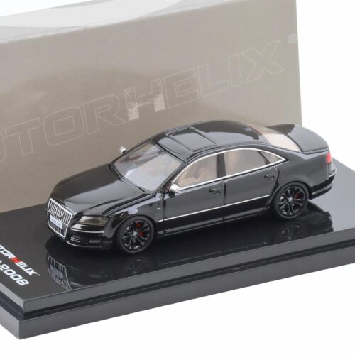 1:64 Motorhelix Audi S8 Limousine D3 All black 2008