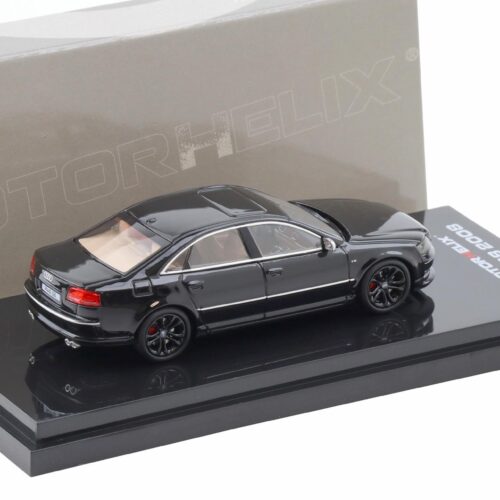 1:64 Motorhelix Audi S8 Limousine D3 All black 2008
