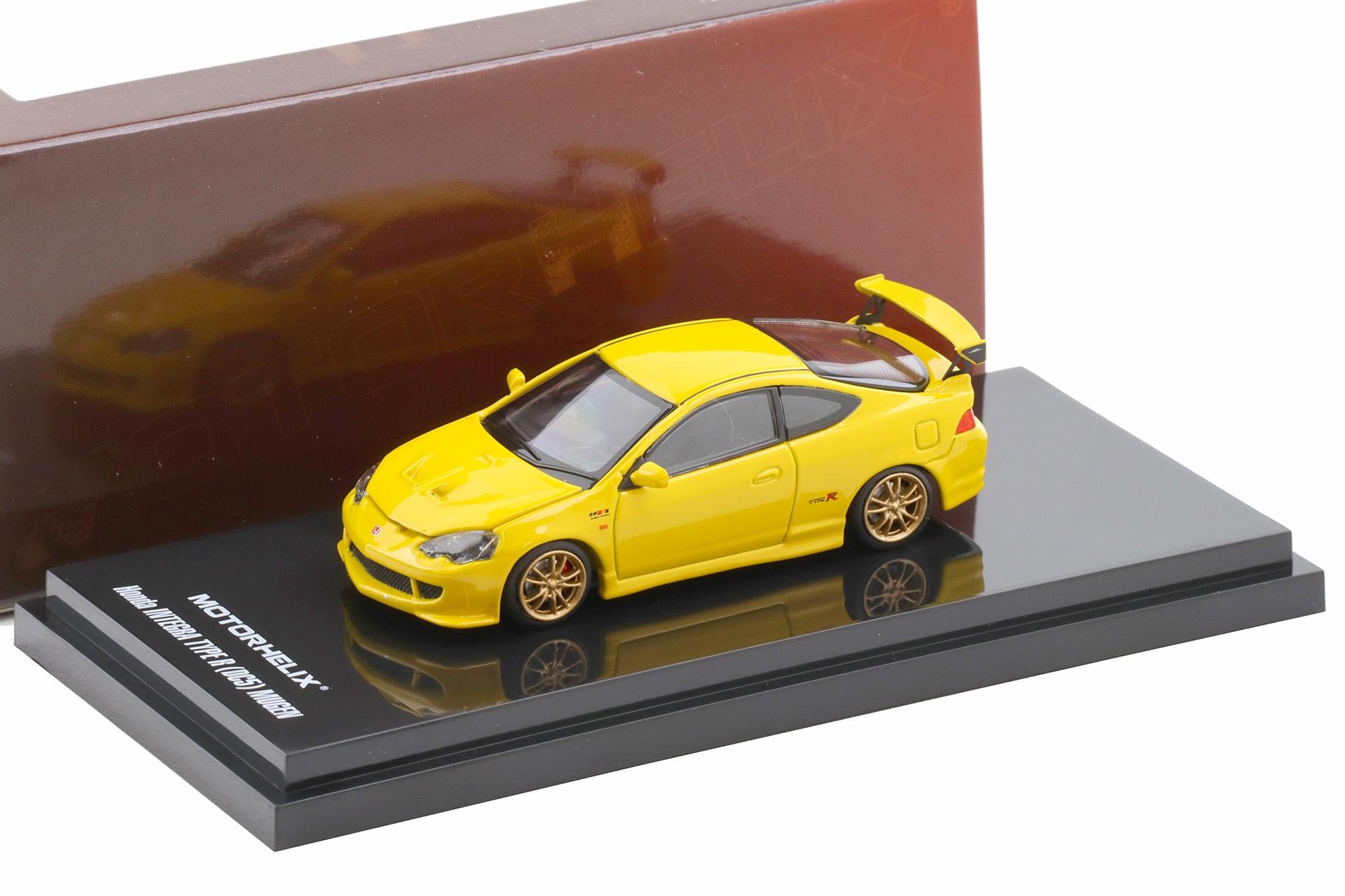 1:64 Motorhelix Honda Integra Type R (DC5) Mugen Phoenix yellow