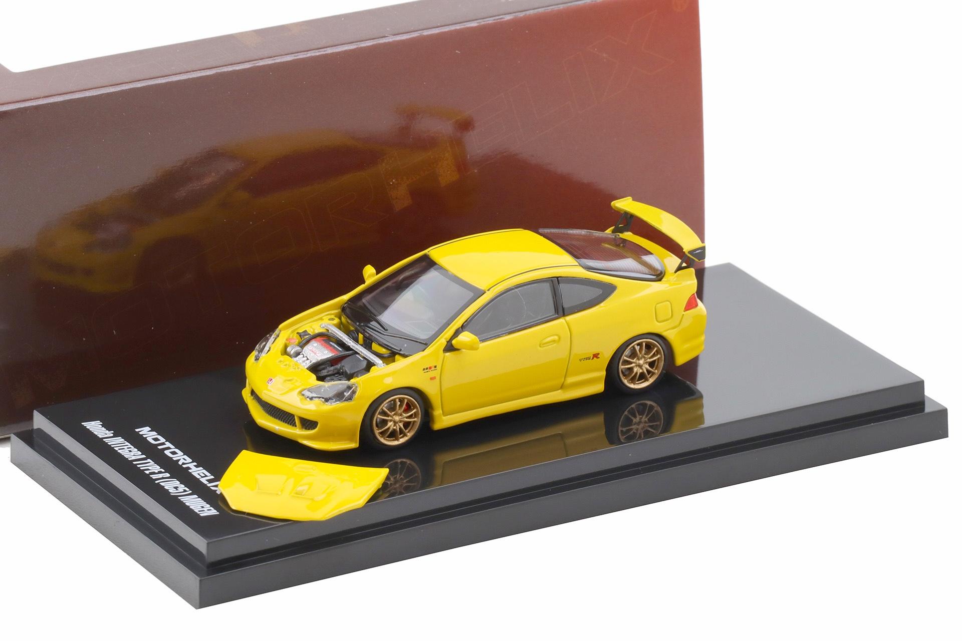 1:64 Motorhelix Honda Integra Type R (DC5) Mugen Phoenix yellow