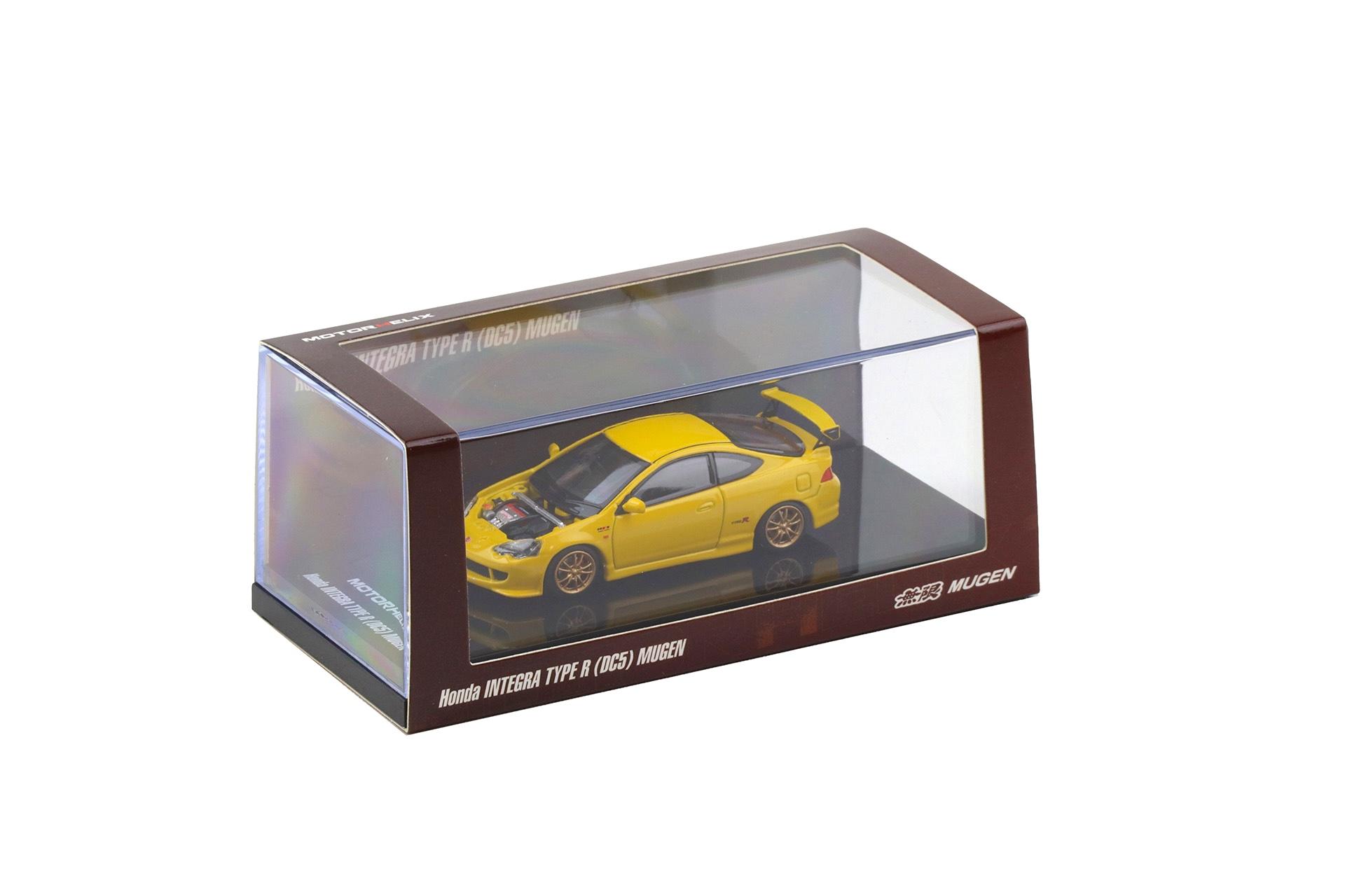 1:64 Motorhelix Honda Integra Type R (DC5) Mugen Phoenix yellow