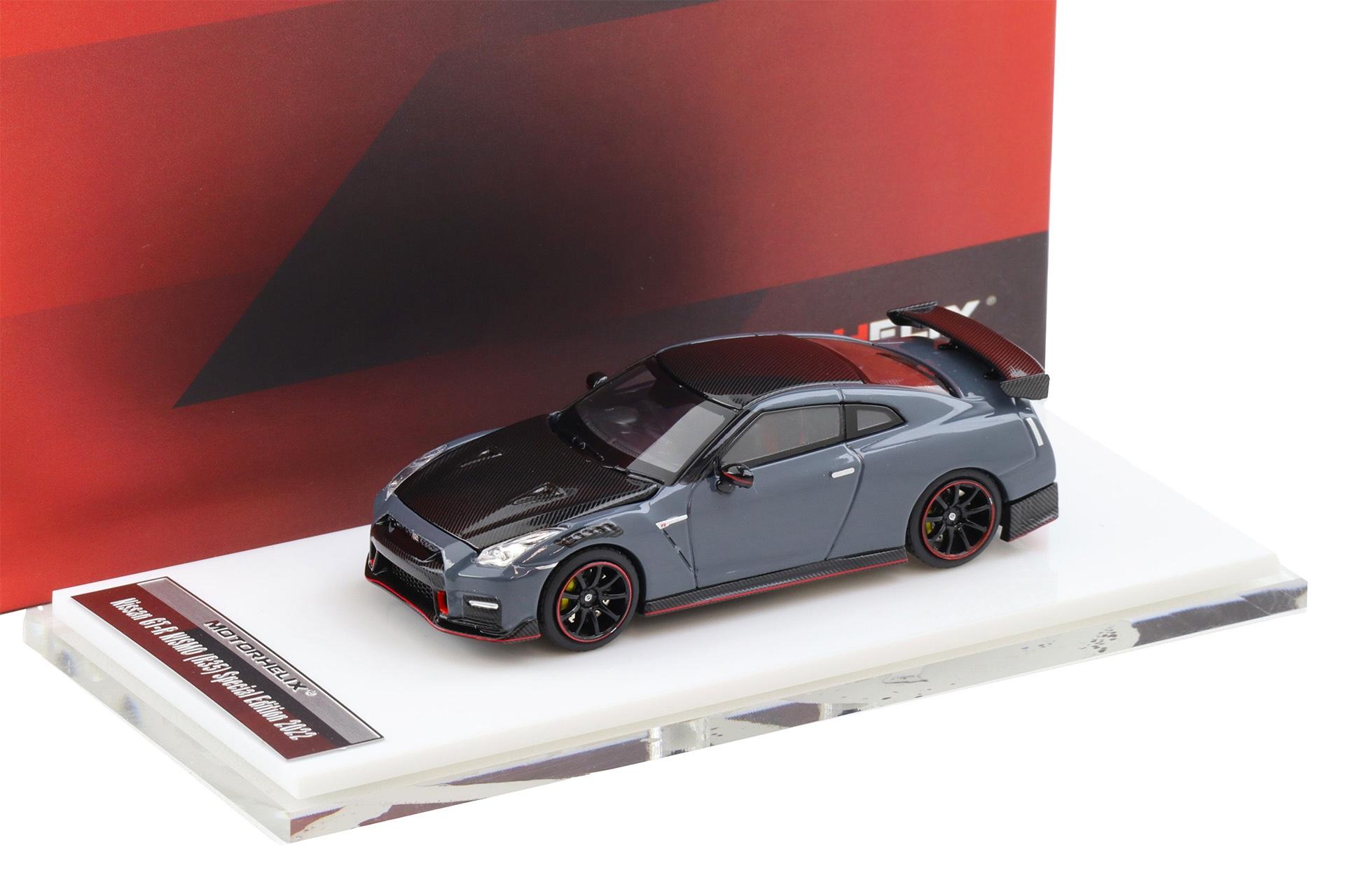 1:64 Motorhelix Nissan GT-R Nismo (R35) Special Edition 2022 Nismo Stealth grey
