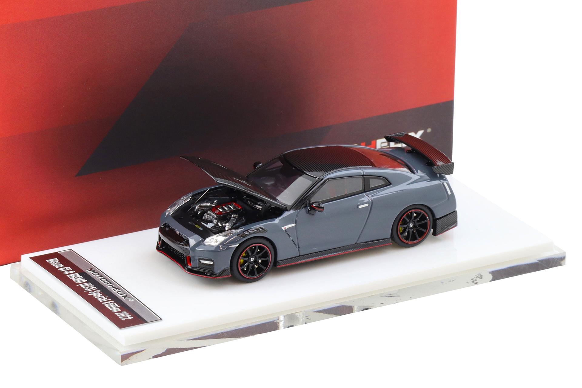 1:64 Motorhelix Nissan GT-R Nismo (R35) Special Edition 2022 Nismo Stealth grey