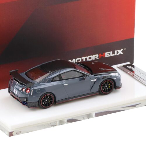 1:64 Motorhelix Nissan GT-R Nismo (R35) Special Edition 2022 Nismo Stealth grey