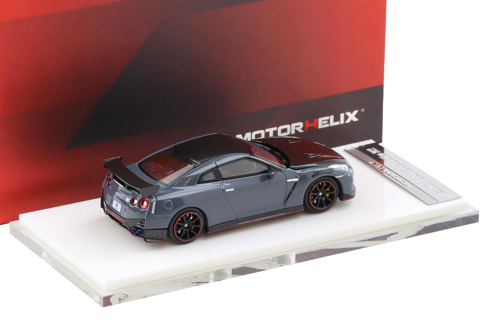 1:64 Motorhelix Nissan GT-R Nismo (R35) Special Edition 2022 Nismo Stealth grey