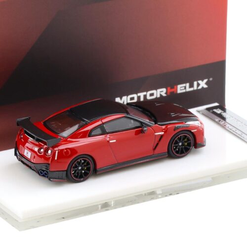 1:64 Motorhelix Nissan GT-R Nismo (R35) Special Edition 2022 Vibrant red