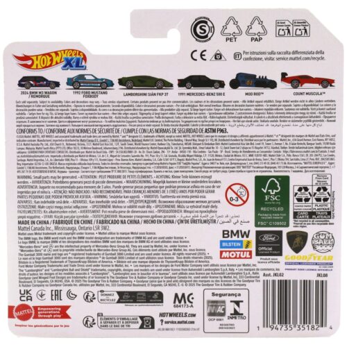 1:43 Hot Wheels XL 2026 JKL08 Mercedes 500E W124 black 1991
