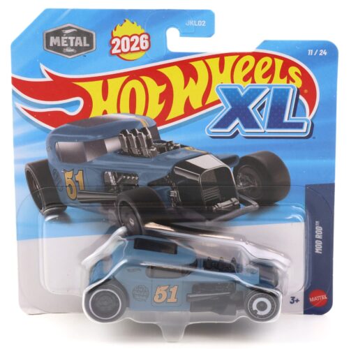 1:43 Hot Wheels XL 2026 MOD ROD Hot Rod #51 matt blue