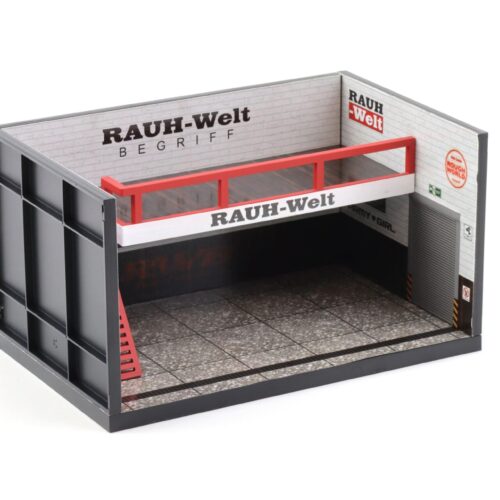 1:64 Motorhelix Diorama Theme Garage Workshop RWB RAUH-Welt white M90220