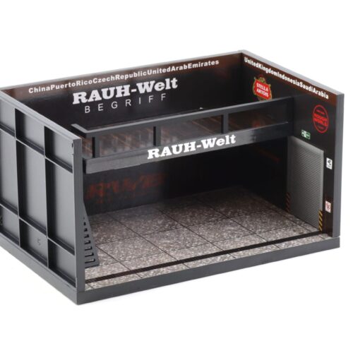 1:64 Motorhelix Diorama Theme Garage Workshop RWB RAUH-Welt black M90221