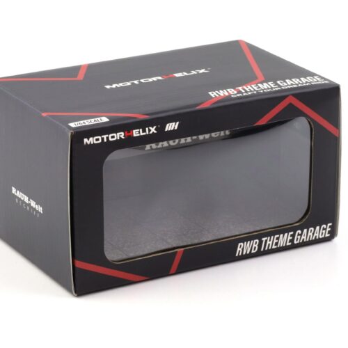 1:64 Motorhelix Diorama Theme Garage Workshop RWB RAUH-Welt black M90221