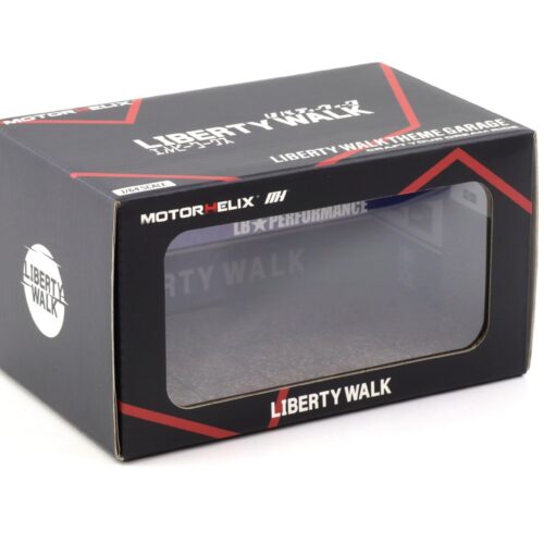1:64 Motorhelix Diorama Theme Garage Workshop Liberty Walk LB Performance blue M90219