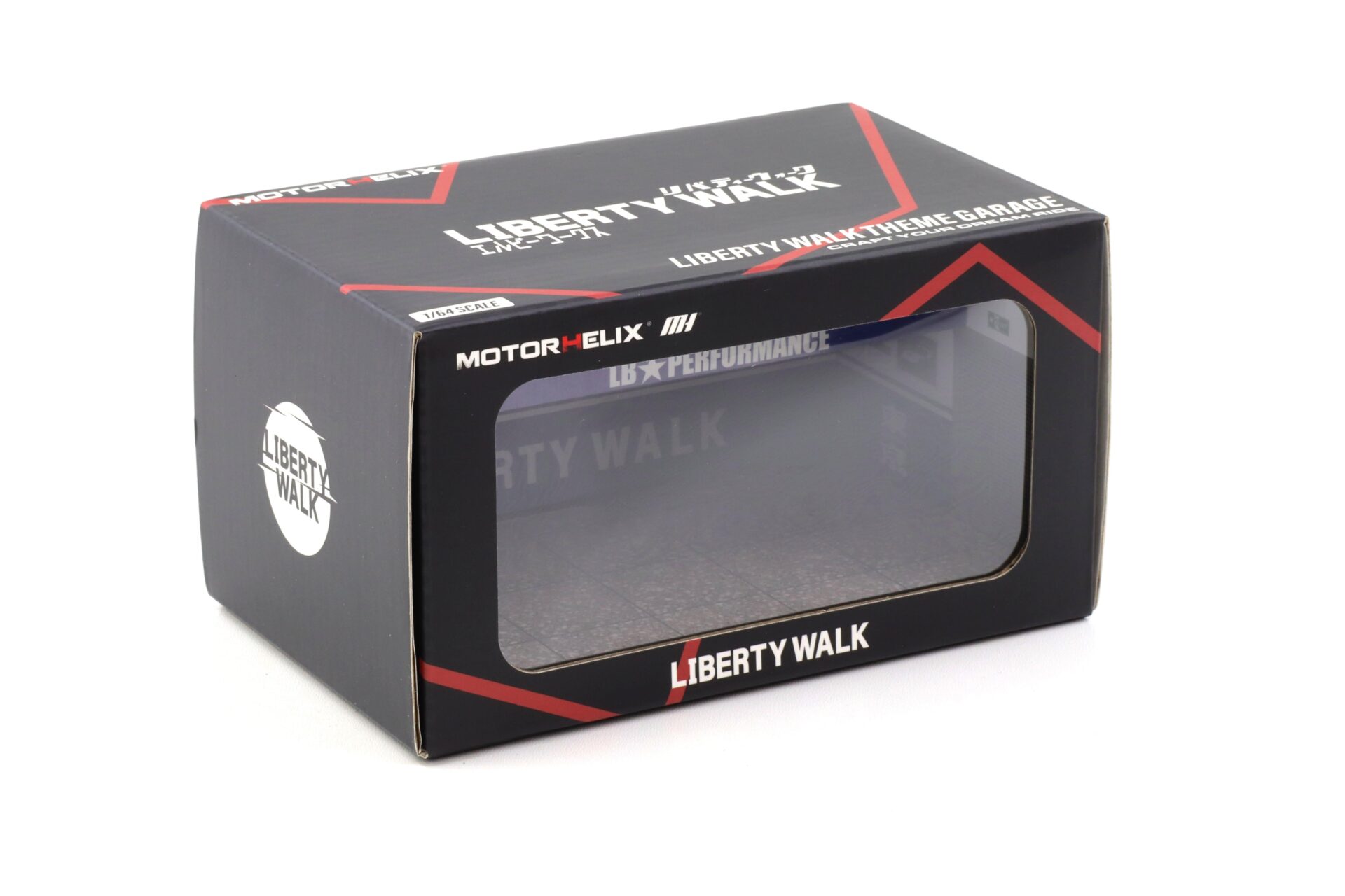 1:64 Motorhelix Diorama Theme Garage Workshop Liberty Walk LB Performance blue M90219