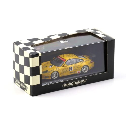 1:43 Minichamps Porsche 911 996 GT3 RS Essais du Mans 2006 #91 Z2M Yamagishi
