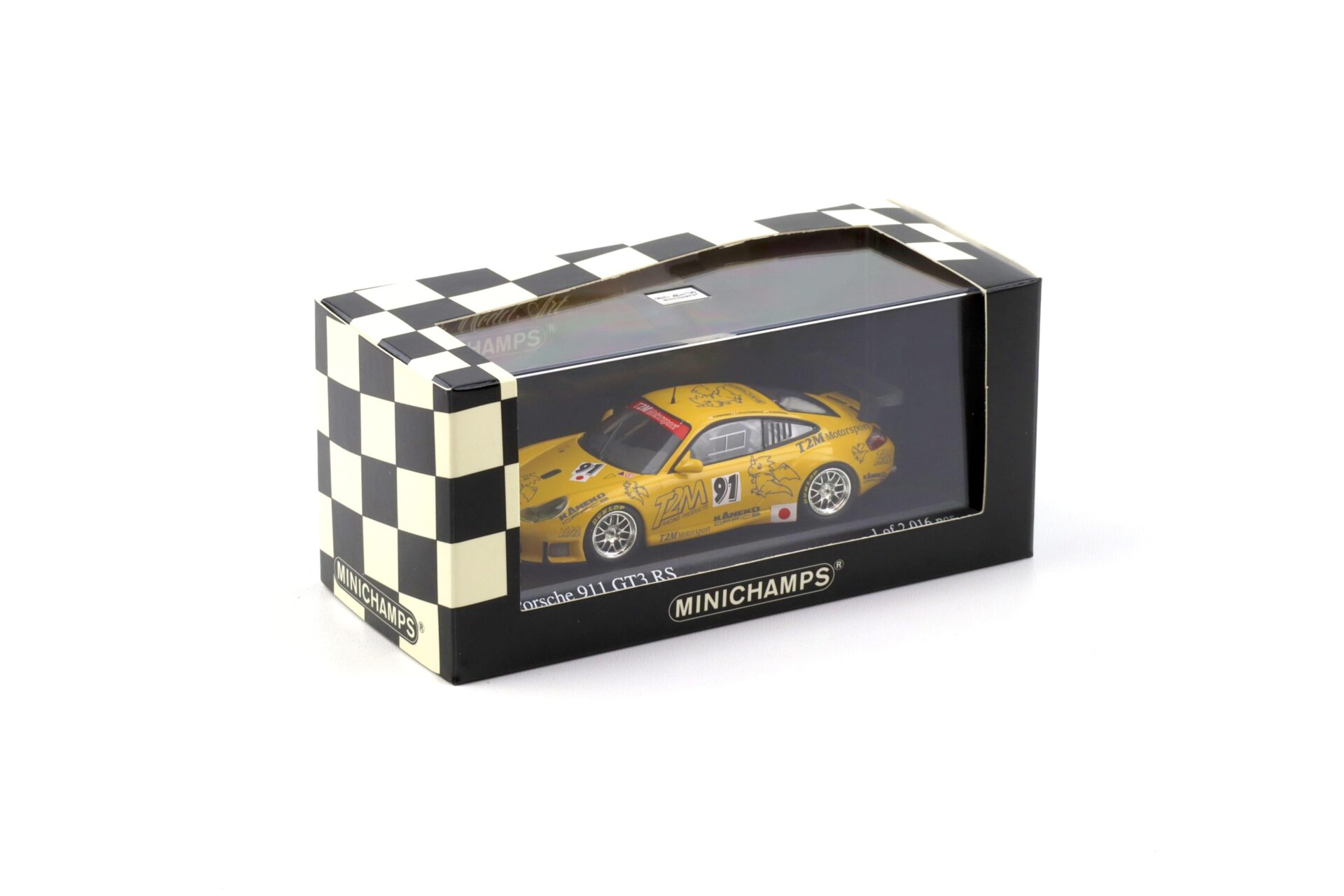 1:43 Minichamps Porsche 911 996 GT3 RS Essais du Mans 2006 #91 Z2M Yamagishi