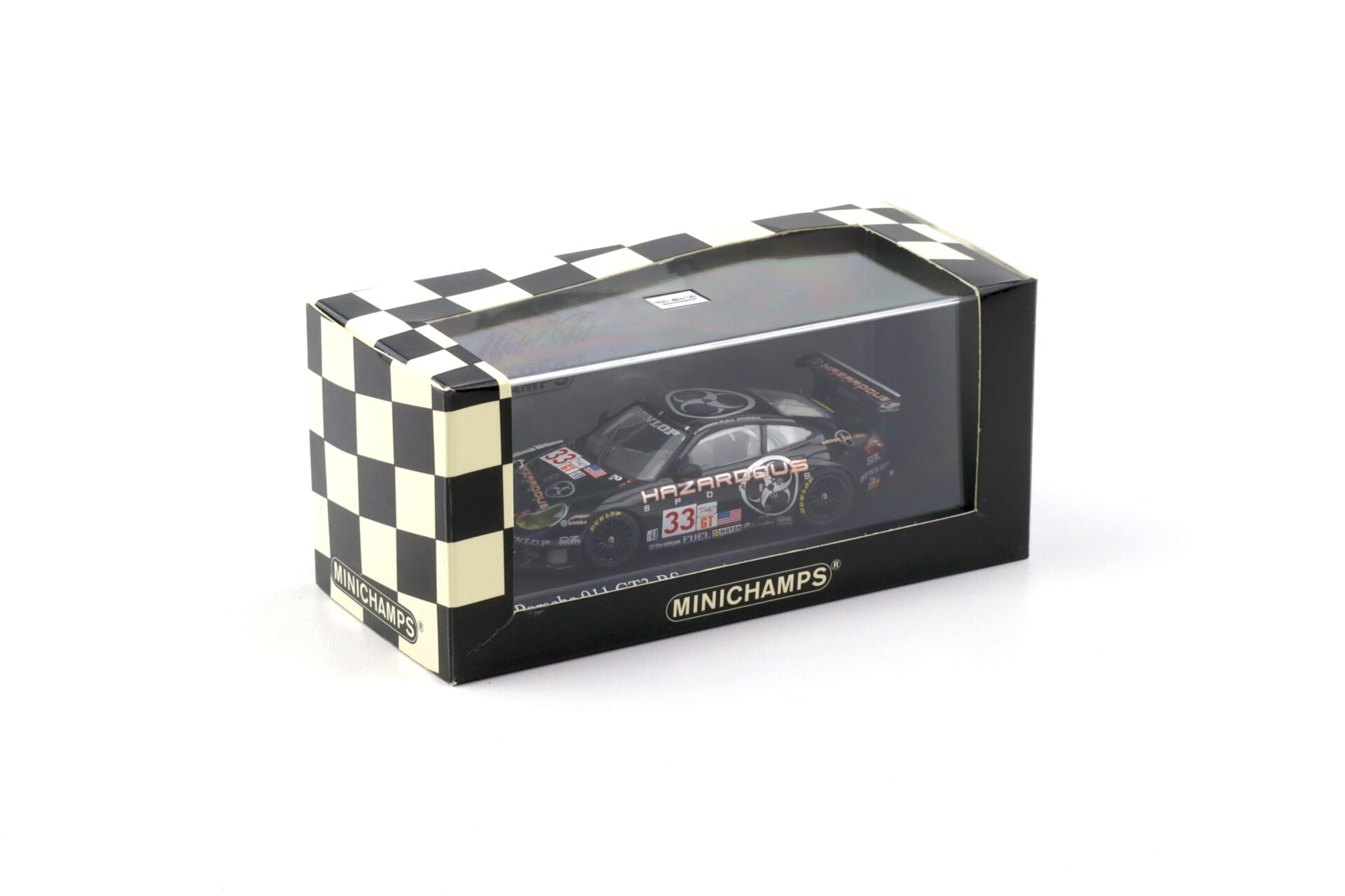 1:43 Minichamps Porsche 911 996 GT3 RS Sebring 12h 2003 Hazardous #33 Pumpelly