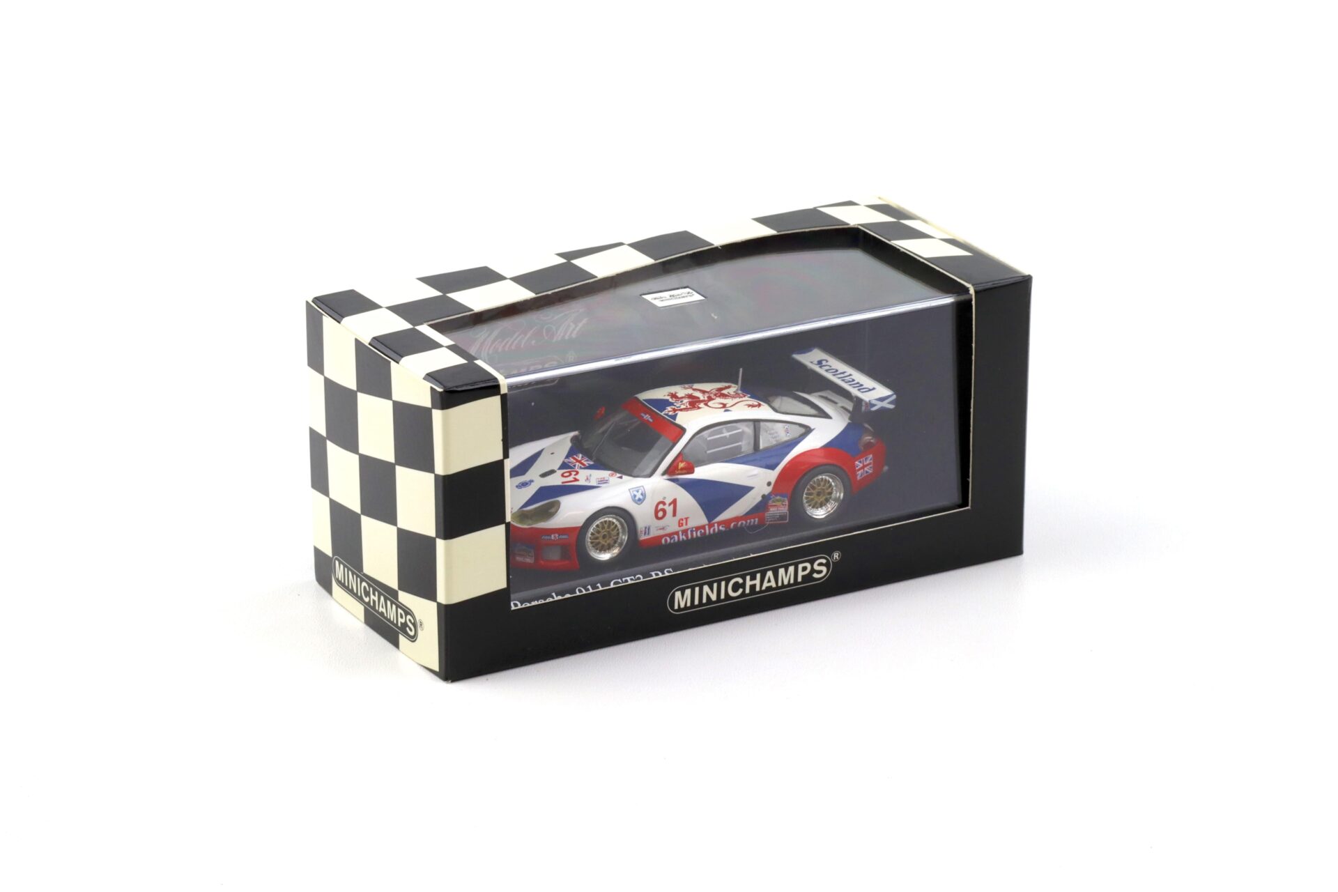 1:43 Minichamps Porsche 911 996 GT3 RS Sebring 12h 2003 #61 Fisken/ Hayden
