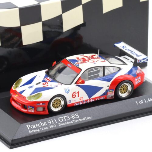 1:43 Minichamps Porsche 911 996 GT3 RS Sebring 12h 2003 #61 Fisken/ Hayden