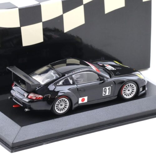 1:43 Minichamps Porsche 911 996 GT3 RS Essais du Mans 2005 #91 Yamagishi