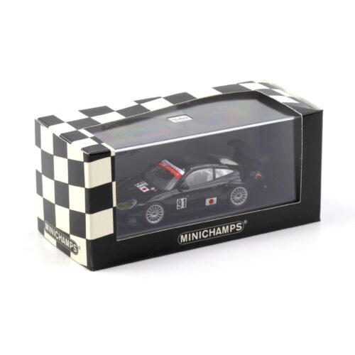 1:43 Minichamps Porsche 911 996 GT3 RS Essais du Mans 2005 #91 Yamagishi