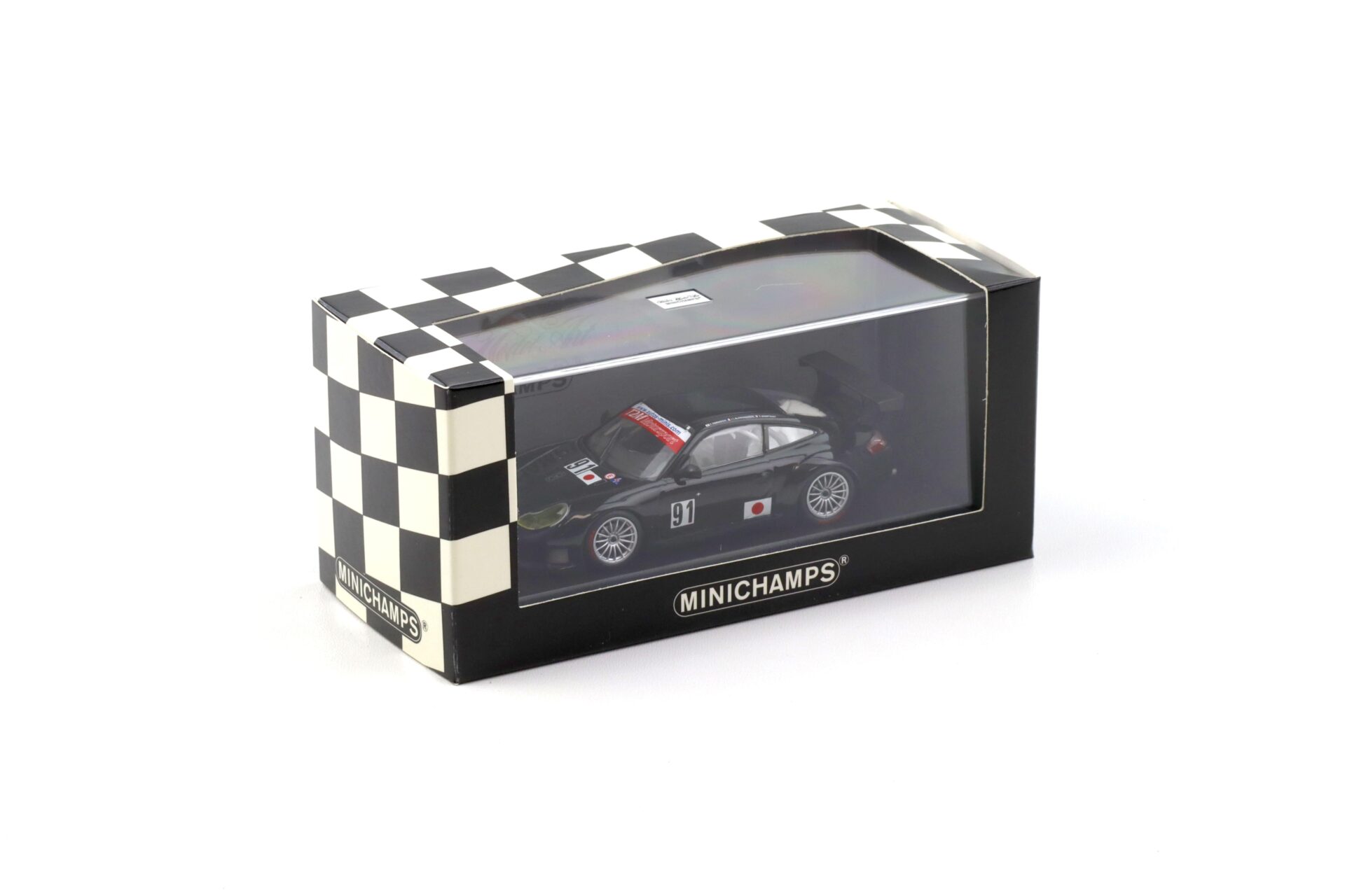 1:43 Minichamps Porsche 911 996 GT3 RS Essais du Mans 2005 #91 Yamagishi