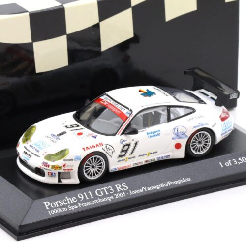 1:43 Minichamps Porsche 911 996 GT3 RS 1000km SPA 2005 #91 Jones/ Yamagishi