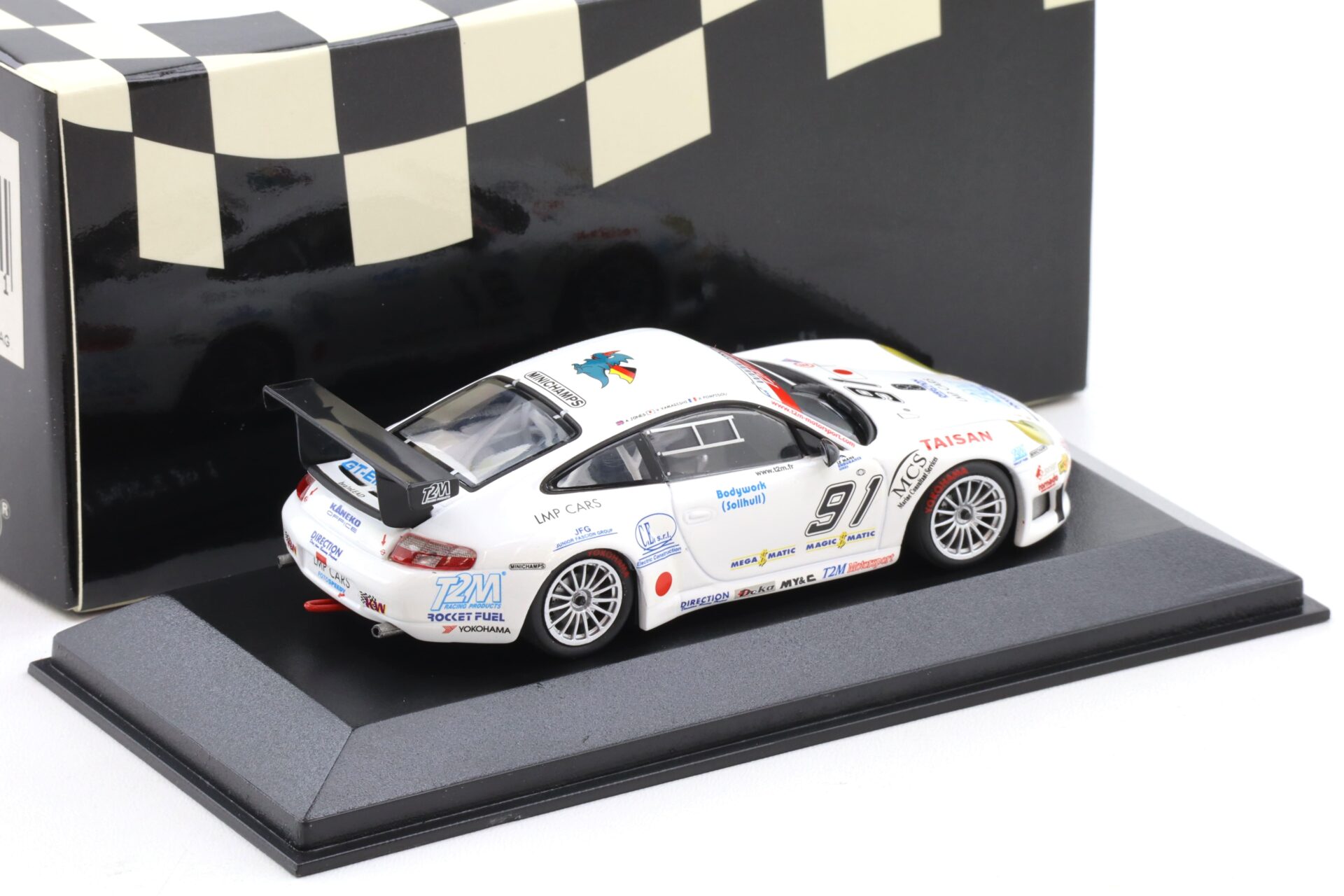 1:43 Minichamps Porsche 911 996 GT3 RS 1000km SPA 2005 #91 Jones/ Yamagishi