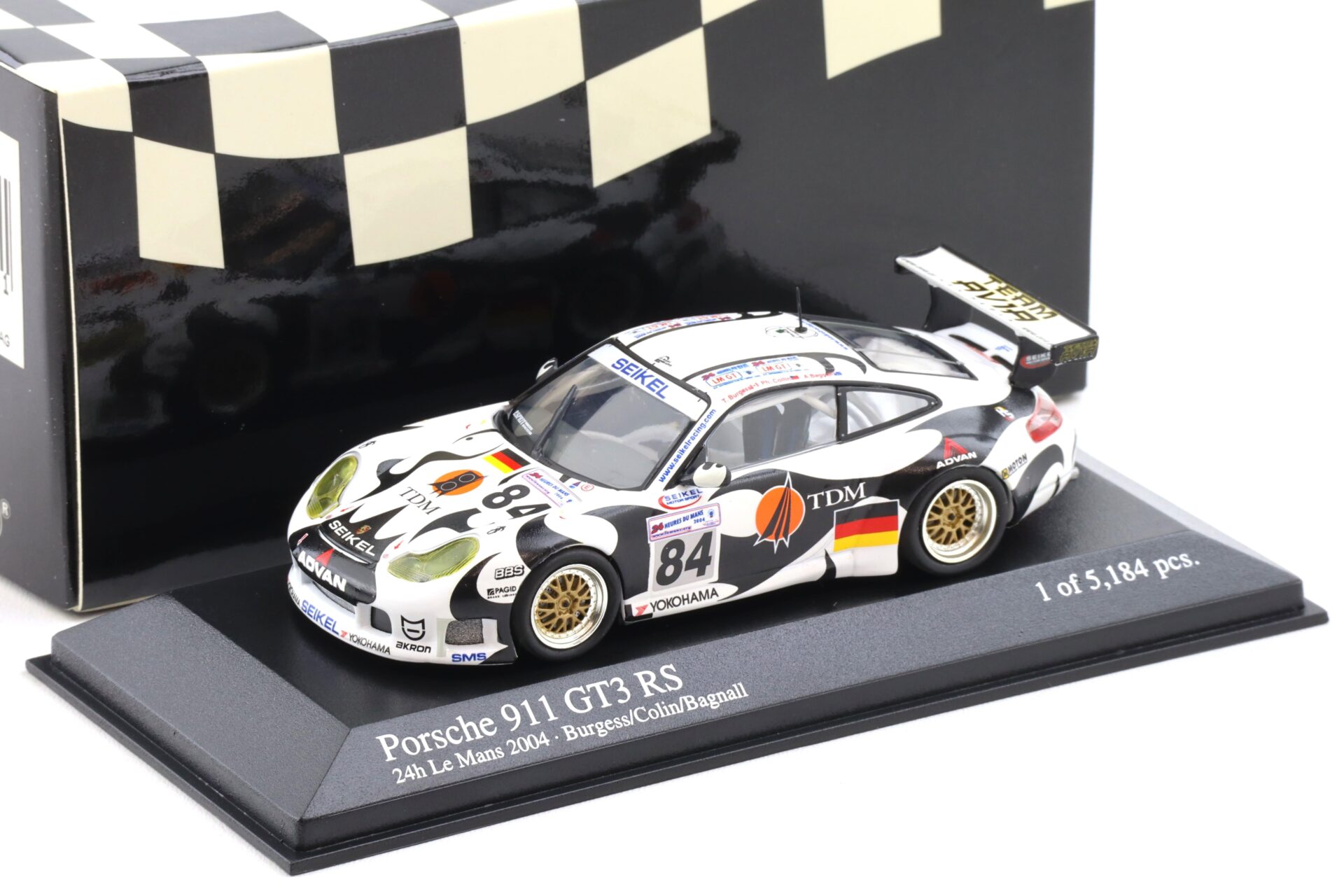 ID 114335 orig.jpg 1:43 Minichamps Porsche 911 996 GT3 RS 24h Le Mans 2004 #84 Burgess/ Colin