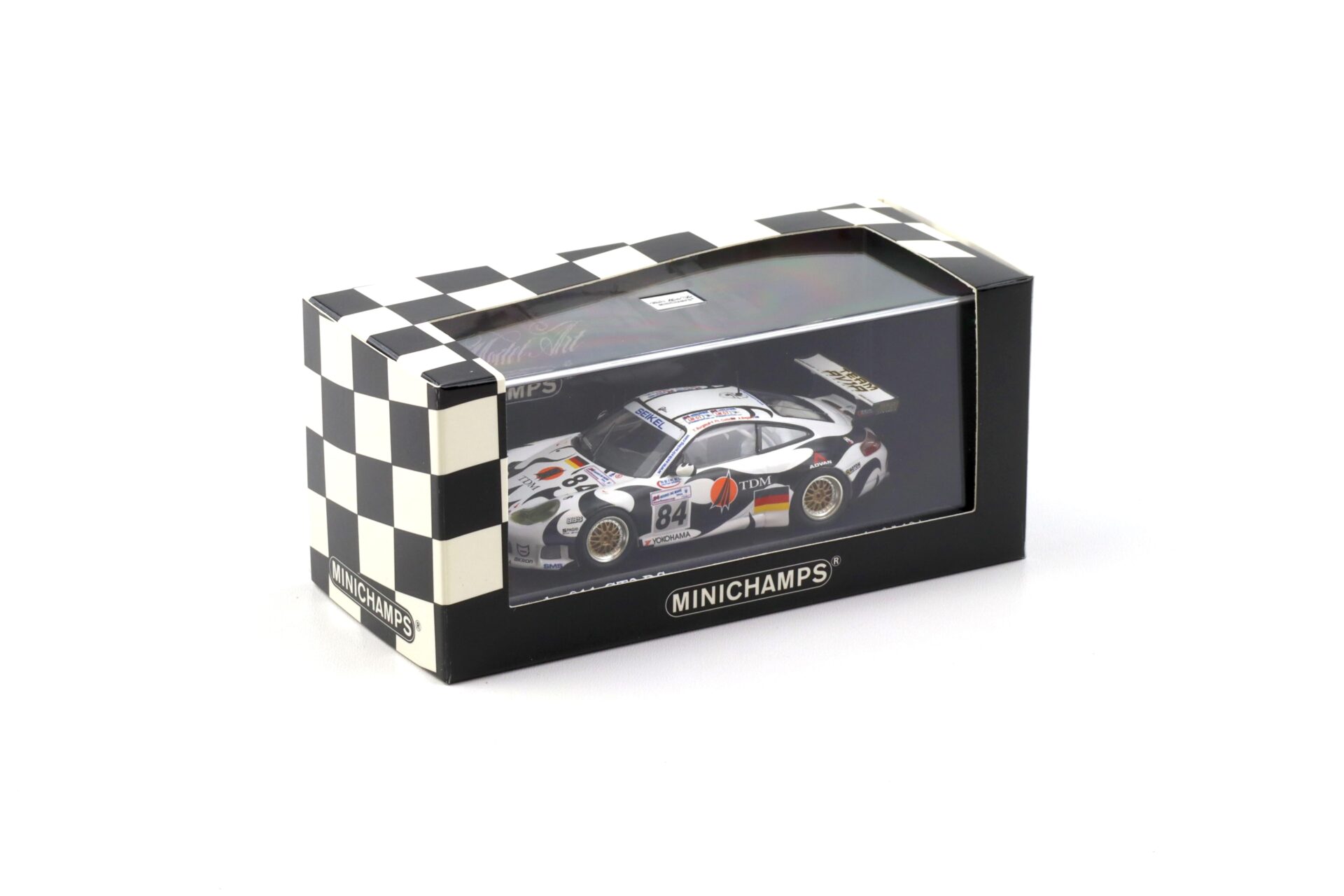 1:43 Minichamps Porsche 911 996 GT3 RS 24h Le Mans 2004 #84 Burgess/ Colin