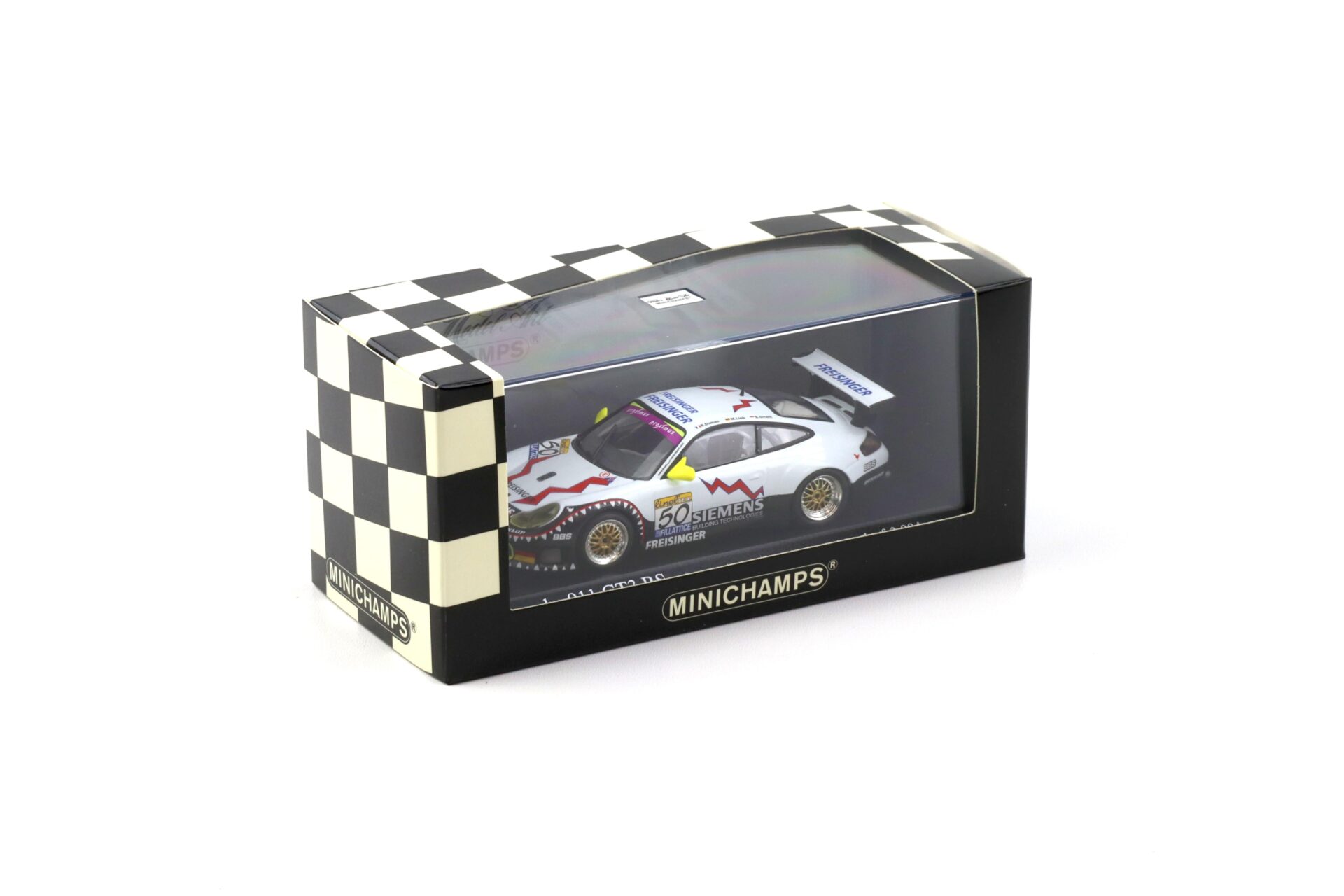1:43 Minichamps Porsche 911 996 GT3 RS 24h SPA 2003 Winners Ortelli/ Lieb #50