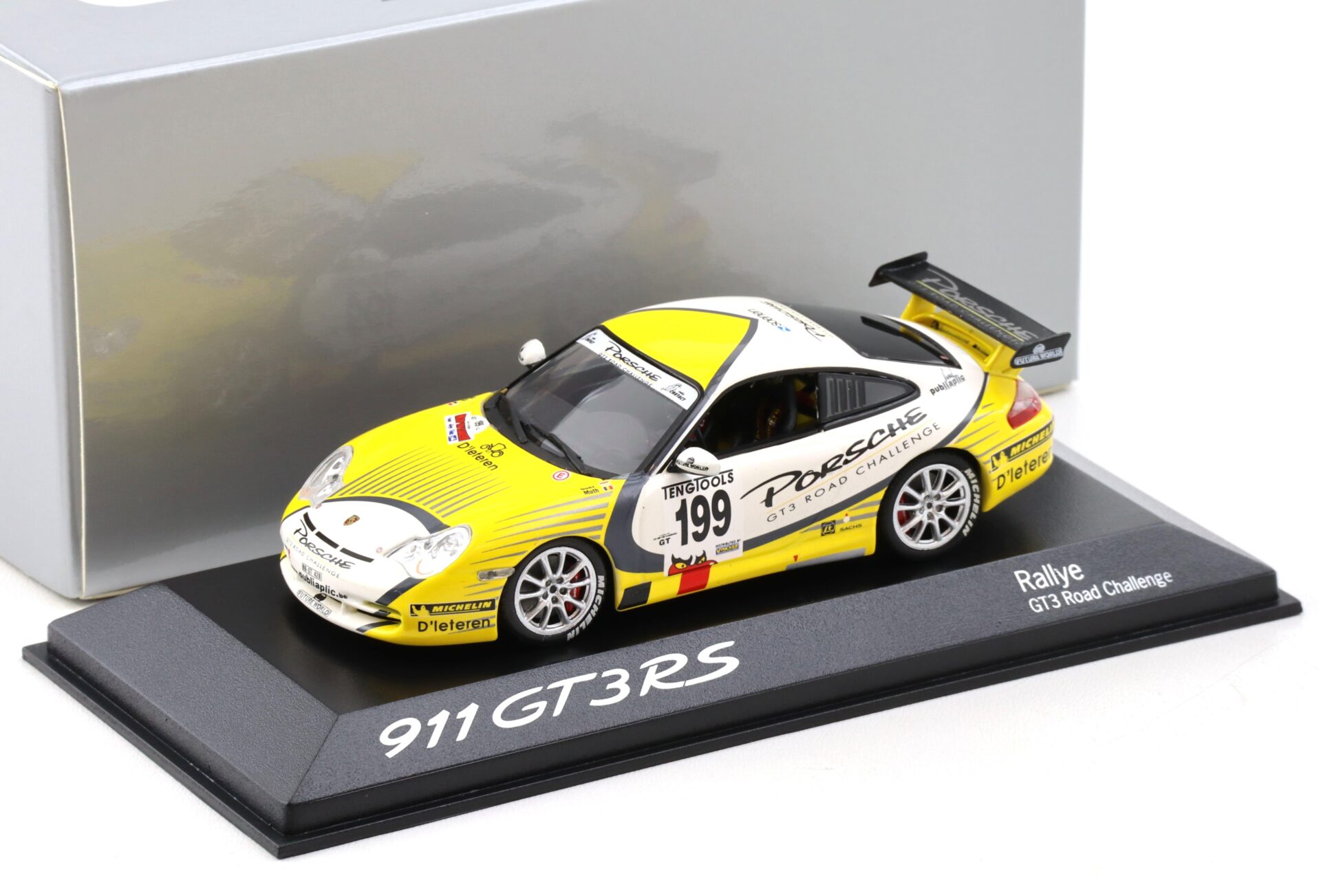 1:43 Minichamps Porsche 911 996 GT3 RS Rallye #199 Road Challenge WAP DEALER