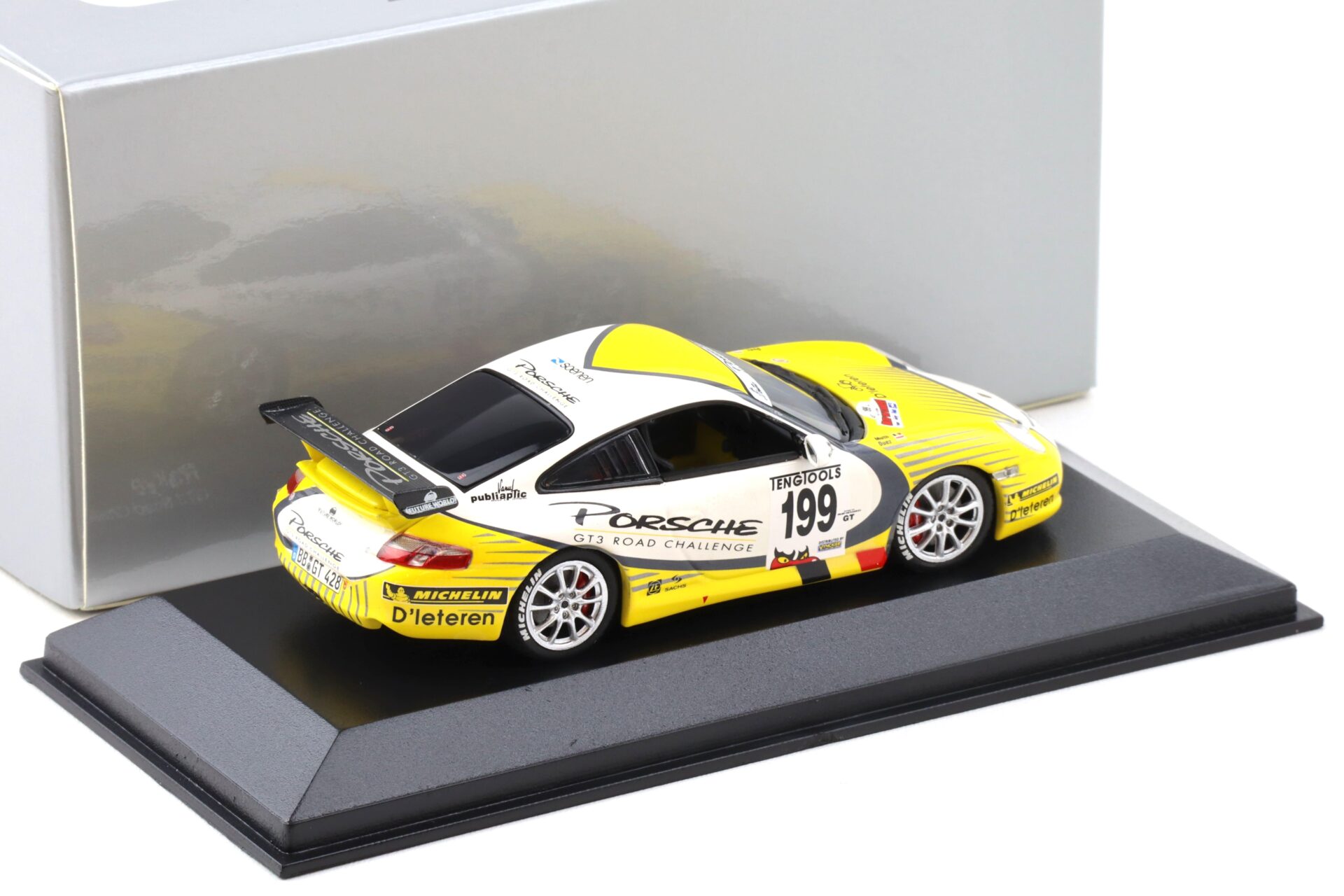 1:43 Minichamps Porsche 911 996 GT3 RS Rallye #199 Road Challenge WAP DEALER