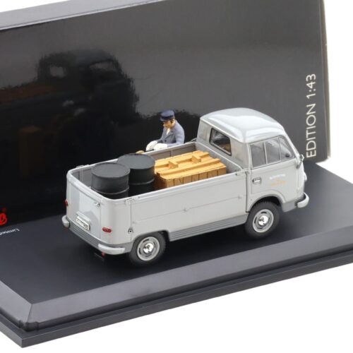 1:43 Schuco Ford Taunus Transit FK 1000 Pritsche Fracht und Eilgut grey