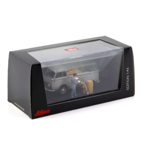1:43 Schuco Ford Taunus Transit FK 1000 Pritsche Fracht und Eilgut grey