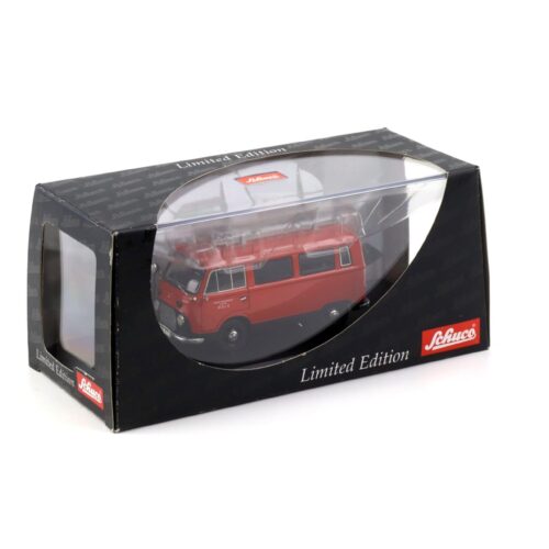 1:43 Schuco Ford Taunus Transit FK1000 VAN Feuerwehr Wels red