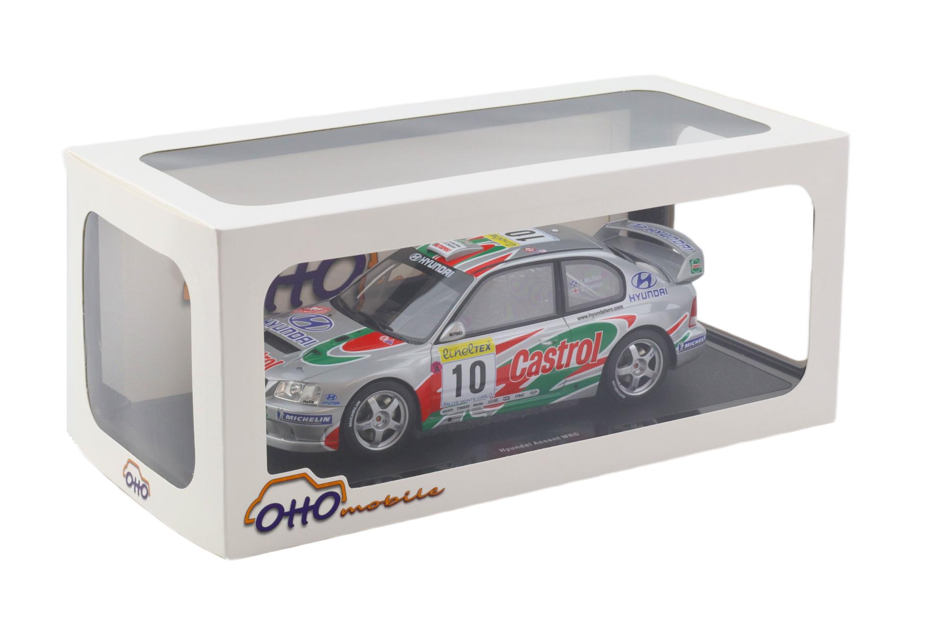 1:18 OTTO mobile OT1265 Hyundai Accent WRC Rally Monte Carlo 2001 McRae