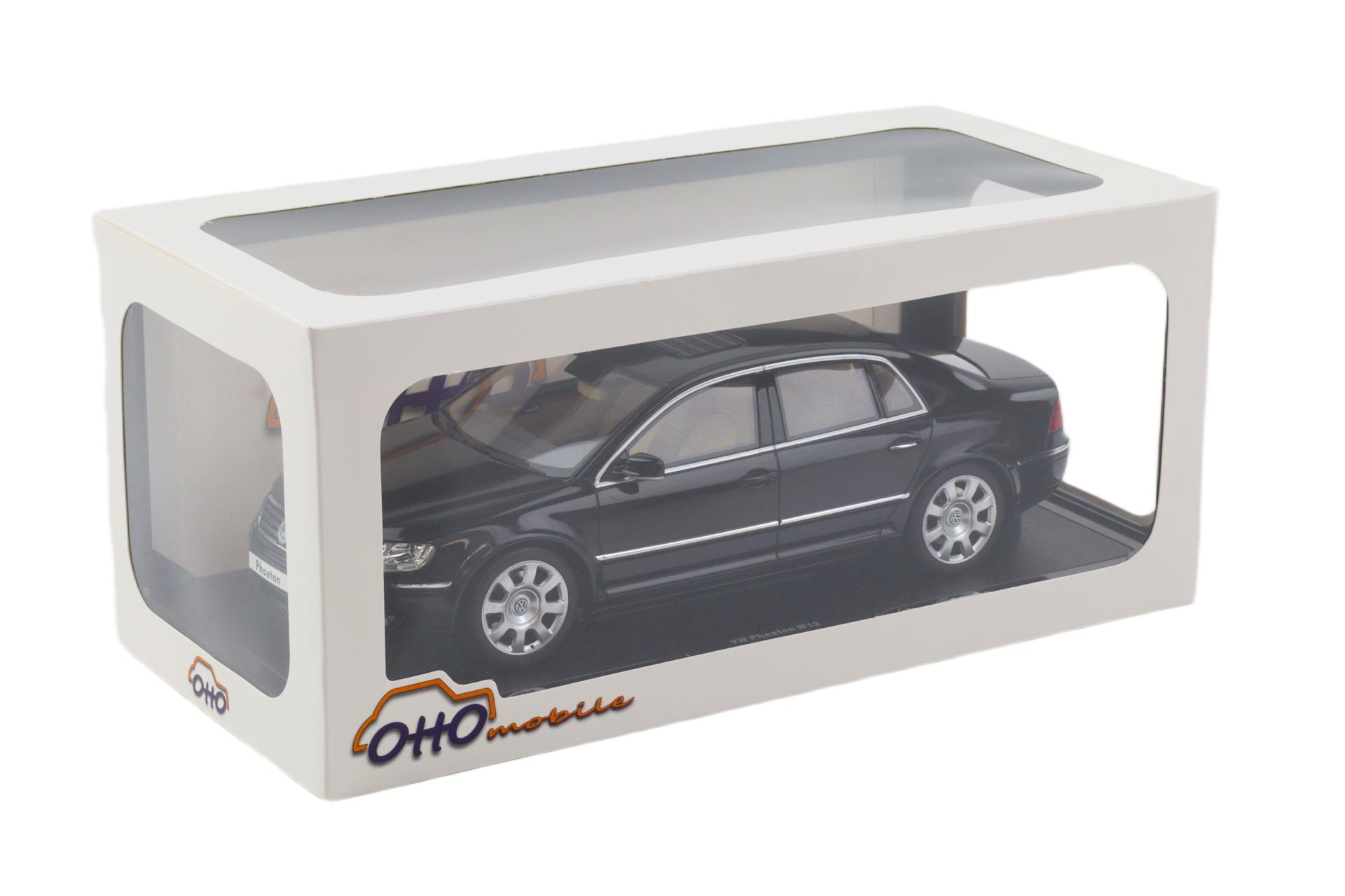 1:18 OTTO mobile OT1266 VW Phaeton 6.0 W12 Limousine 2005 black