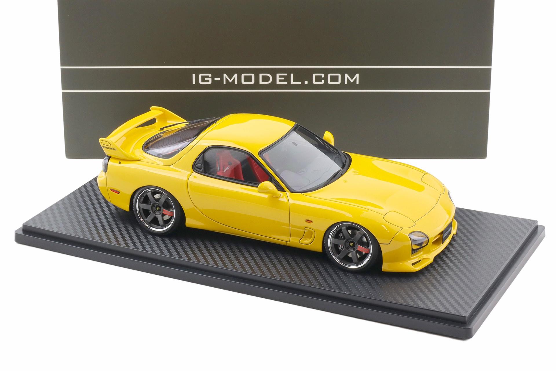 1:18 Ignition Model Mazda RX-7 (FD3S) Mazda Speed Aspec yellow
