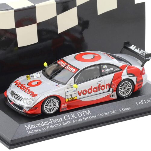 1:43 Minichamps Mercedes CLK DTM BRDC Award Test Day 2002 J.green #1
