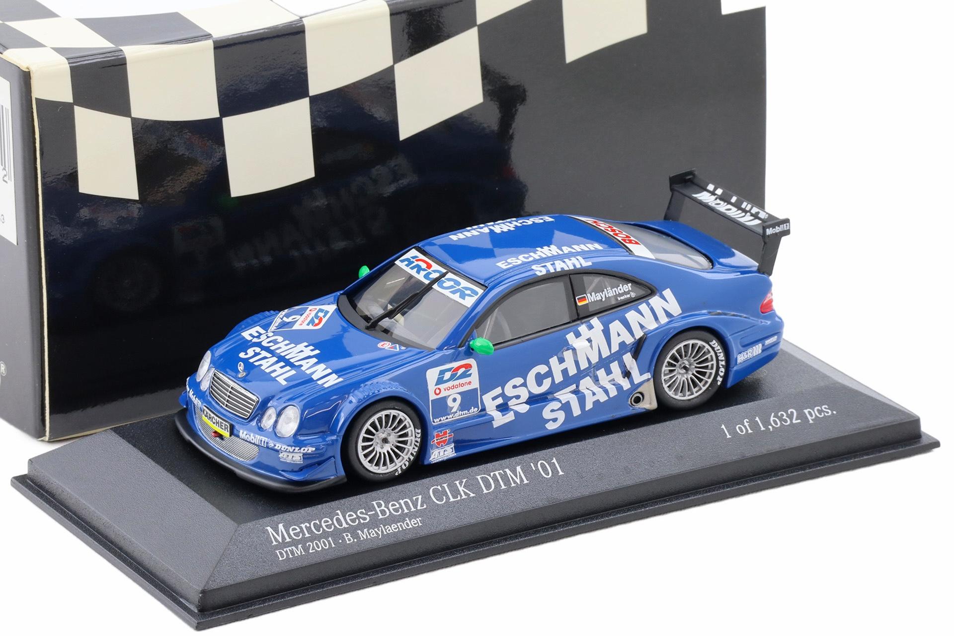 1:43 Minichamps Mercedes CLK DTM 2001 Team Manthey B.Mayländer #9