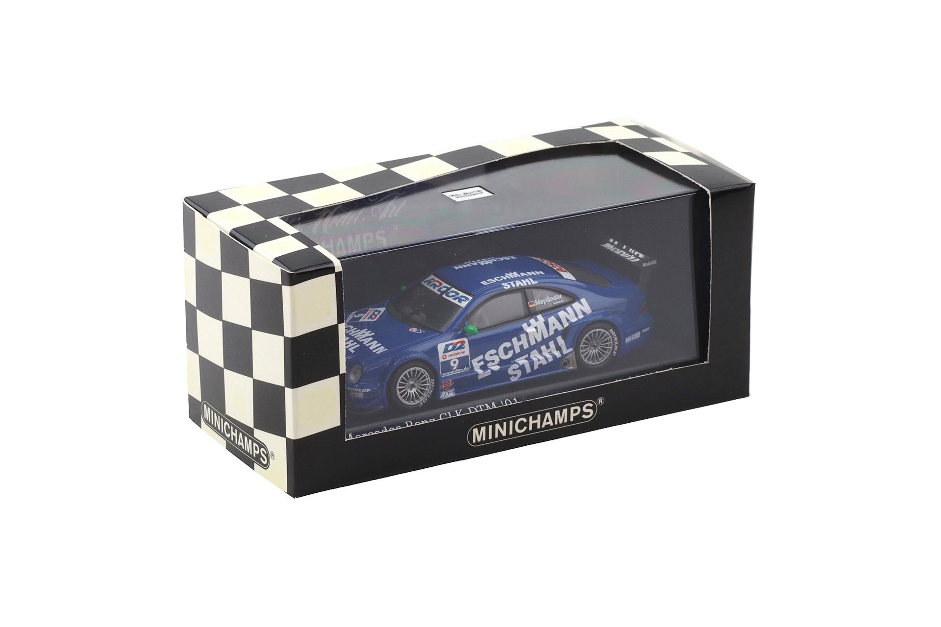 1:43 Minichamps Mercedes CLK DTM 2001 Team Manthey B.Mayländer #9